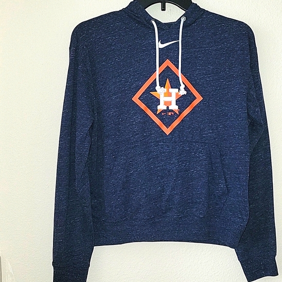 Nike Houston Astros Diamond Icon Gym Vintage-Like Pullover Hoodie, S, EUC - Picture 1 of 11